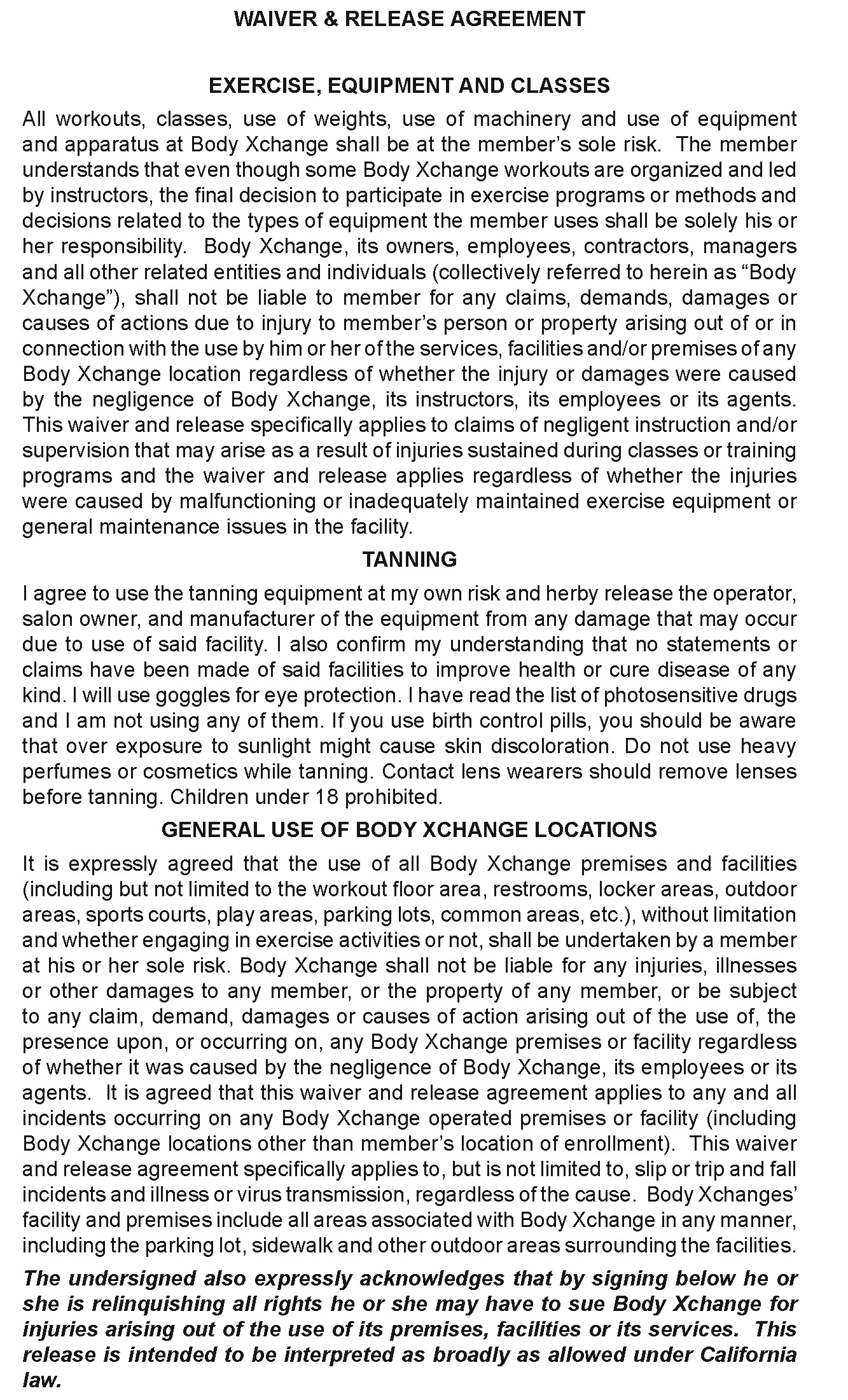 Checkout Body Xchange Bakersfield Gym Health Club